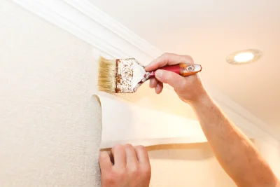 Pose de papier peint à Mézerville — revêtements muraux et toiles de verre